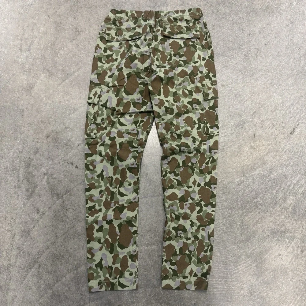Avirex Pants Mens 30x30 Camouflage Cargo Pockets Frog Print Fly Pants